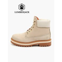 Ботинки тимберленды Lumberjack, размер 37, бежевый/белый