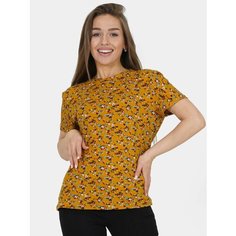 Футболка LOVETEX.STORE, размер 50, горчичный