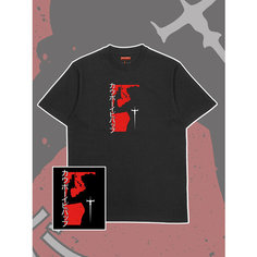 Футболка Death to Mortals, размер L, чepный