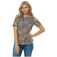 Футболка LOVETEX.STORE, размер 44, фиолетовый/желтый