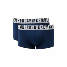 Трусы BIKKEMBERGS Essential, комплект из 2 шт., размер 2XL, синий