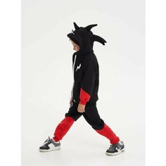 Костюм спортивный , размер 110, черный Нет бренда