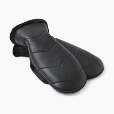 Варежки Minaku, размер 25, черный