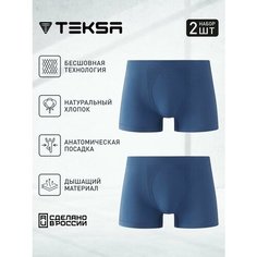 Трусы Teksa 2 пары, комплект из 2 шт., размер XL, indigo