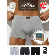 Трусы Omsa, комплект из 3 шт., размер 54(3XL), мультиколор