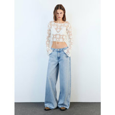 Джинсы широкие Befree Basic, размер M/170, light indigo