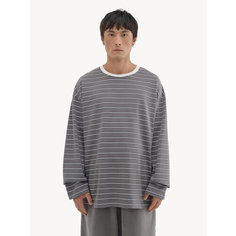 Лонгслив MUTED, размер S/M, , белый/черный