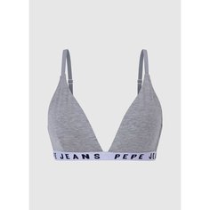 Бюстгальтер Pepe Jeans, размер L, серый