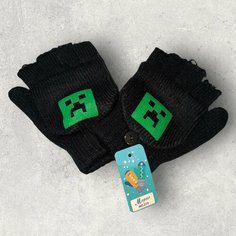 Перчатки , размер M(3-7), черный Нет бренда