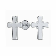 Серьги пусеты The Jeweller, серебро, 925 проба