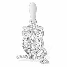 Подвеска The Jeweller, серебро, 925 проба, фианит