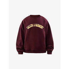 Свитшот Called a Garment, размер XL, , вишневый