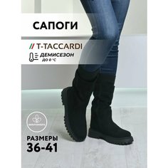 Сапоги T.Taccardi, полнота G (EU)/ на среднюю и широкую стопу, размер 36, черный