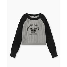 Джемпер Gloria Jeans Ready! Steady! Go!, размер XS (38-40), , серый/черный