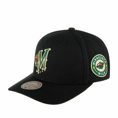 Бейсболка Mitchell & Ness, размер 0, черный
