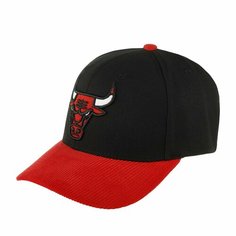 Бейсболка Mitchell & Ness, размер 0, черный/красный