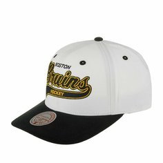 Бейсболка Mitchell & Ness, размер 0, белый/черный