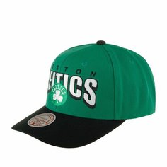 Бейсболка Mitchell & Ness, размер 0, зелeный/черный