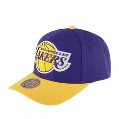 Бейсболка Mitchell & Ness, размер 0, фиолетовый/желтый