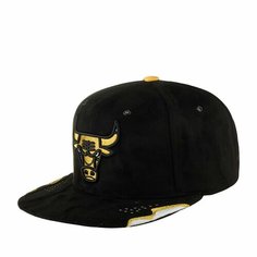 Бейсболка Mitchell & Ness, размер 0, черный/золотой