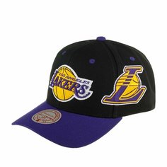 Бейсболка Mitchell & Ness, размер 0, черный/фиолетовый