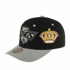 Бейсболка Mitchell & Ness, размер 0, черный/серый