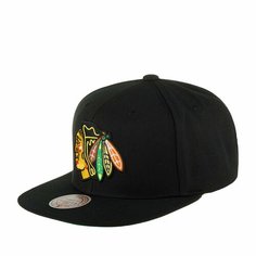 Бейсболка Mitchell & Ness, размер 0, черный