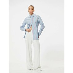 Рубашка KOTON, размер 36, синий