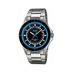 Наручные часы CASIO, серебряный, синий
