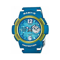 Наручные часы CASIO, зеленый, синий