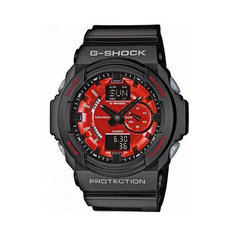 Наручные часы CASIO, красный, черный
