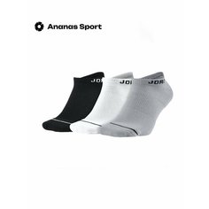 Носки NIKE Осень-зима 2022, размер M, , черный/серый/белый