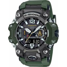 Наручные часы CASIO, зеленый, хаки, черный