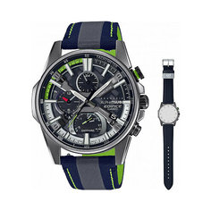 Наручные часы CASIO, зеленый, серый, синий