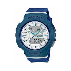 Наручные часы CASIO, синий, белый