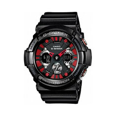 Наручные часы CASIO, красный, черный