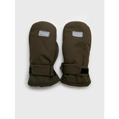 Варежки playToday, размер 14 (110-116 см), хаки