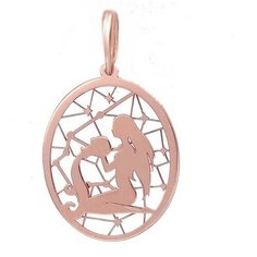 Подвеска The Jeweller, красное золото, 585 проба, золотистый