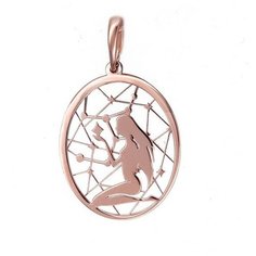 Подвеска The Jeweller, красное золото, 585 проба, золотистый
