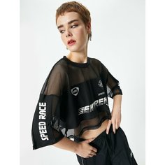 Футболка KOTON, размер M, черный