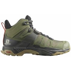Ботинки Salomon X ULTRA 4 MID GTX, размер 11,5 UK, зеленый