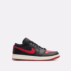 Кроссовки Jordan WMNS 1 Low, размер 8.5US, черный