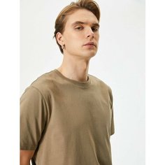 Футболка KOTON, размер XS, хаки
