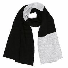Шарф FABRETTI,170х35 см, one size, черный