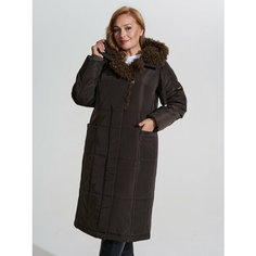 Пальто DIMMA fashion studio Мелони, размер 46, коричневый