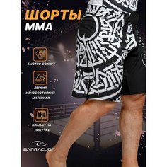 Шорты спортивные Barracuda, размер L, серый, белый, черный