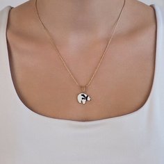 Подвеска Ювелир Карат, серебро, 925 проба, золочение, эмаль, золотистый