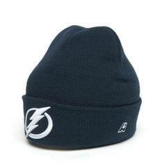 Шапка Atributika & Club Tampa Bay Lightning, размер 52-54, синий/белый