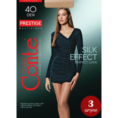 Колготки Conte Prestige, 40 den, 3 шт., размер 3, nero
