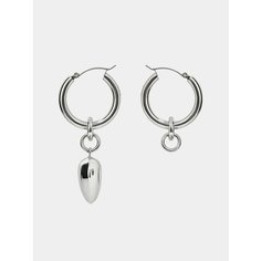 Серьги OMUT, серебристый